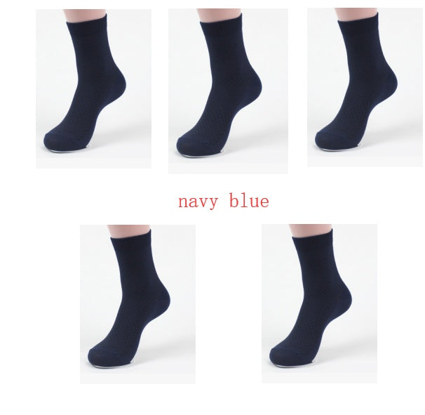 Men’s Bamboo Business Socks – Breathable & Soft (5 or 10 Pairs) - 3KDyn